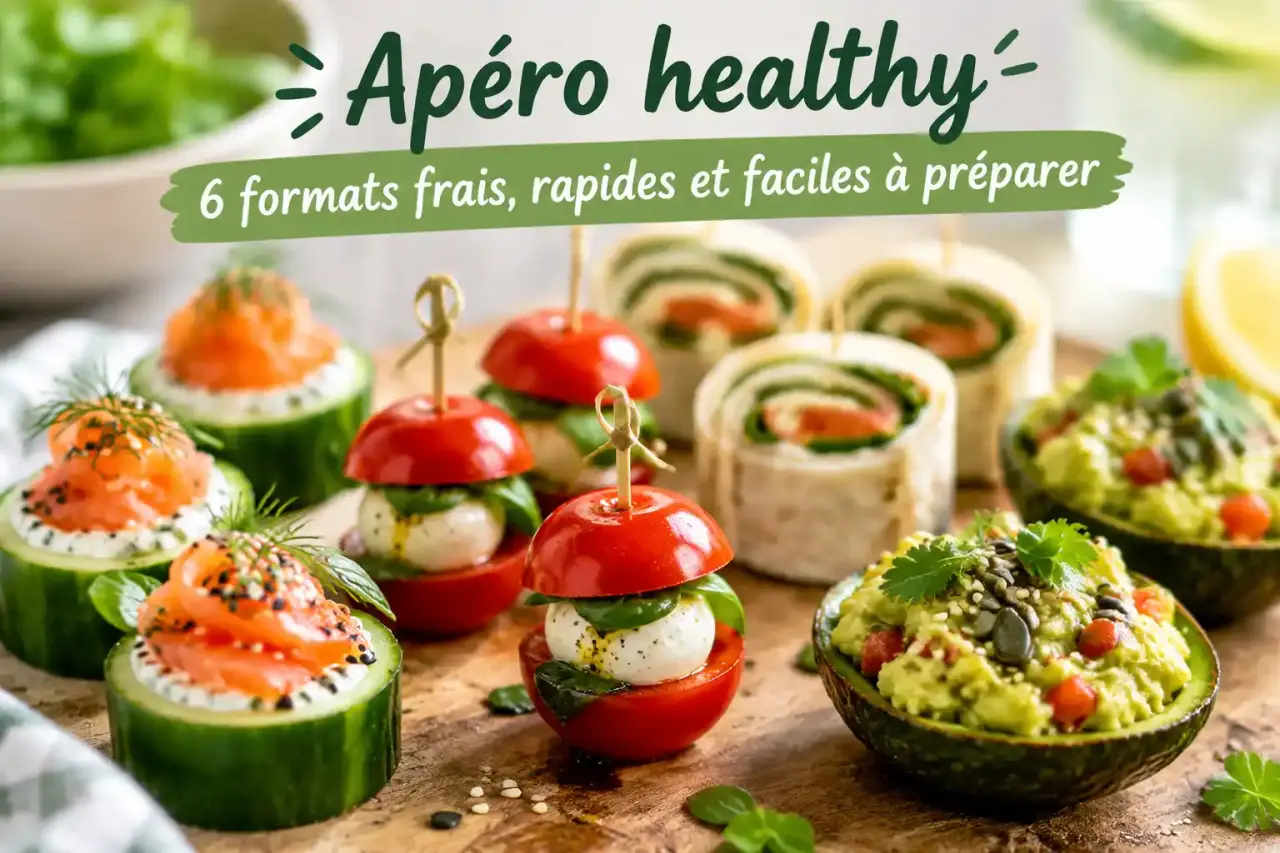 Apéro healthy : 6 formats frais, rapides et faciles à préparer