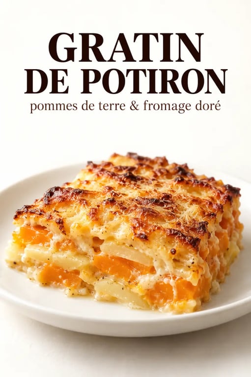 Potiron recettes faciles : gratin de potiron et pommes de terre