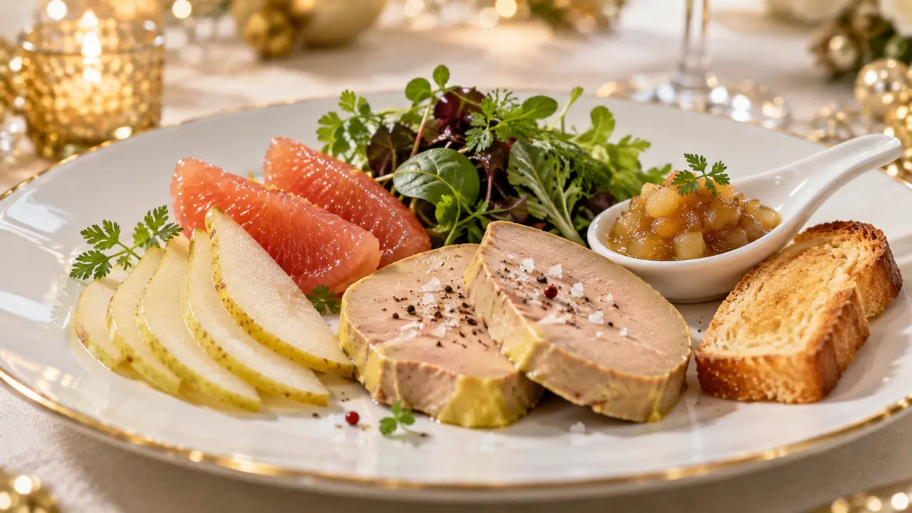 Foie gras en entrée : 4 accords frais pour alléger une assiette de fête