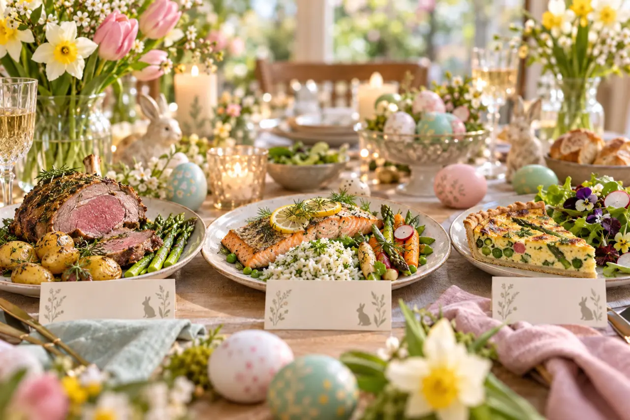 Composez un repas de Pâques festif avec trois menus faciles à organiser