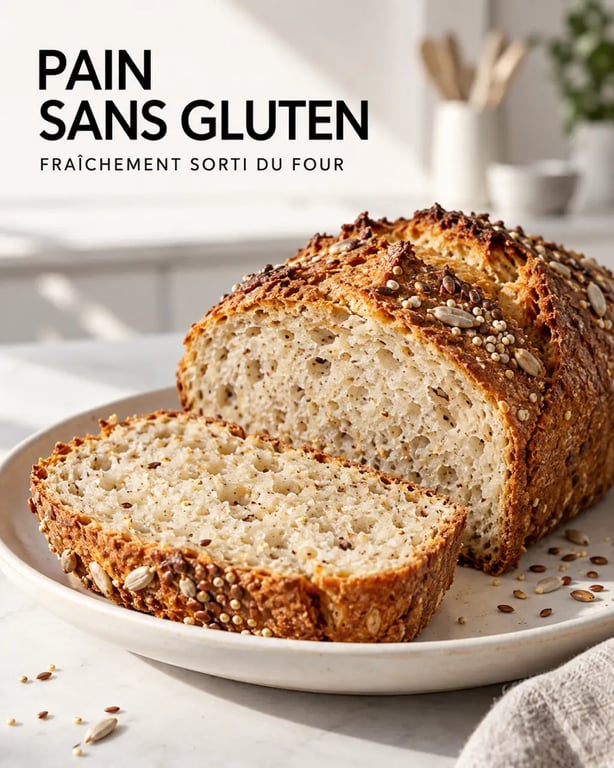 Recette pain sans gluten maison à la mie souple et à la croûte dorée