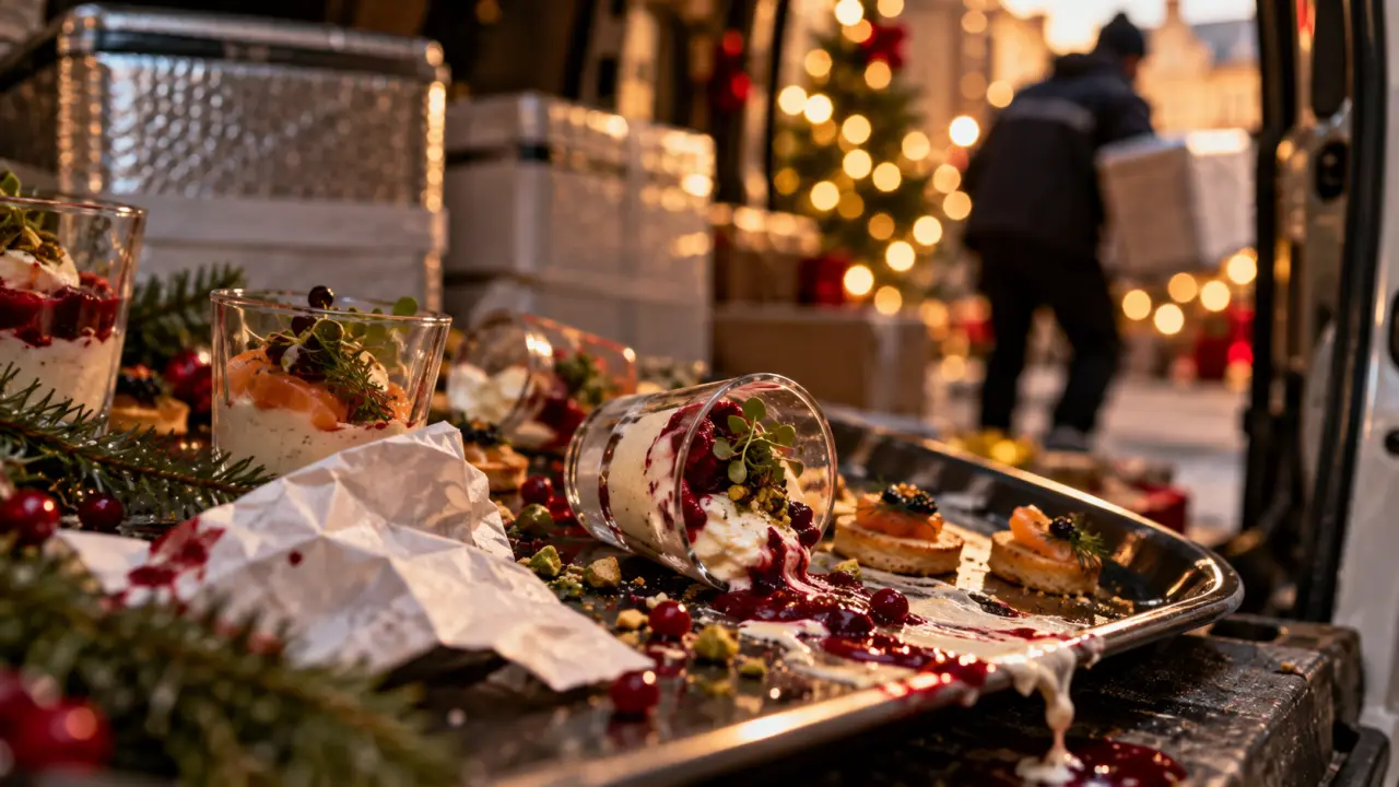 Traiteur Noël : la logistique qui peut gâcher votre repas de fêtes