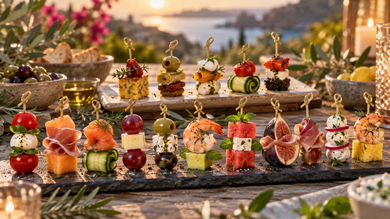 Brochettes froides pour l'apéritif : 15 idées express pour recevoir sans stress