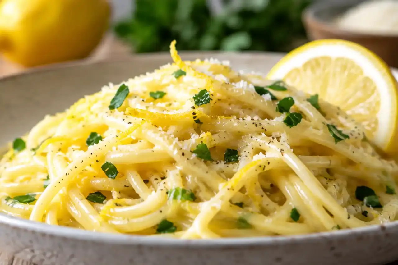 Pâtes au citron : une sauce soyeuse sans crème obligatoire