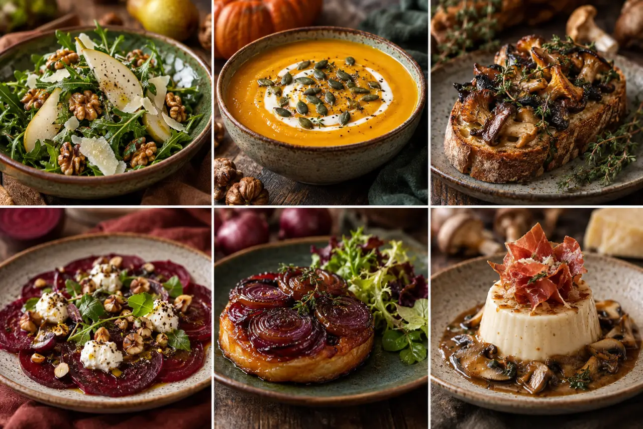 6 idées d’entrée d’automne, de la salade express à la panna cotta salée
